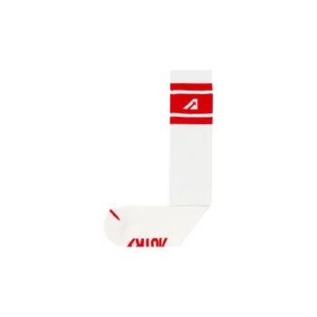 AUTRY Logo Jacquard Striped Socks