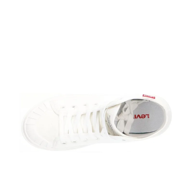 Levi's Lightweight Height Increasing High Top Casual Shoes Women's White-2