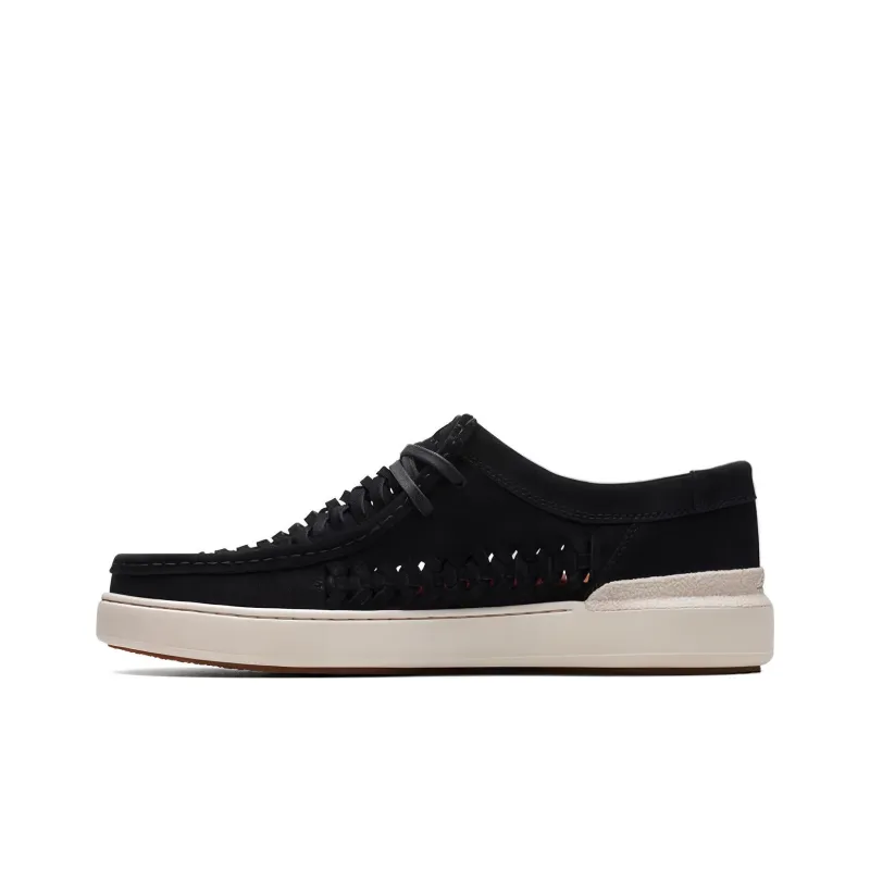 Clarks Low Top Skateboard Shoes Men's Black-0
