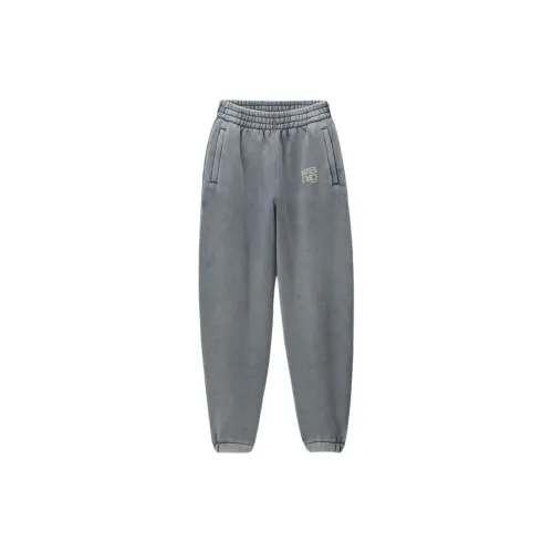 Alexander Wang Knitted Sweatpants Women's Acid Wash Dusty Gray