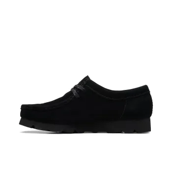 Clarks Originals WALLABEE Low Top Casual Shoes Women's Black