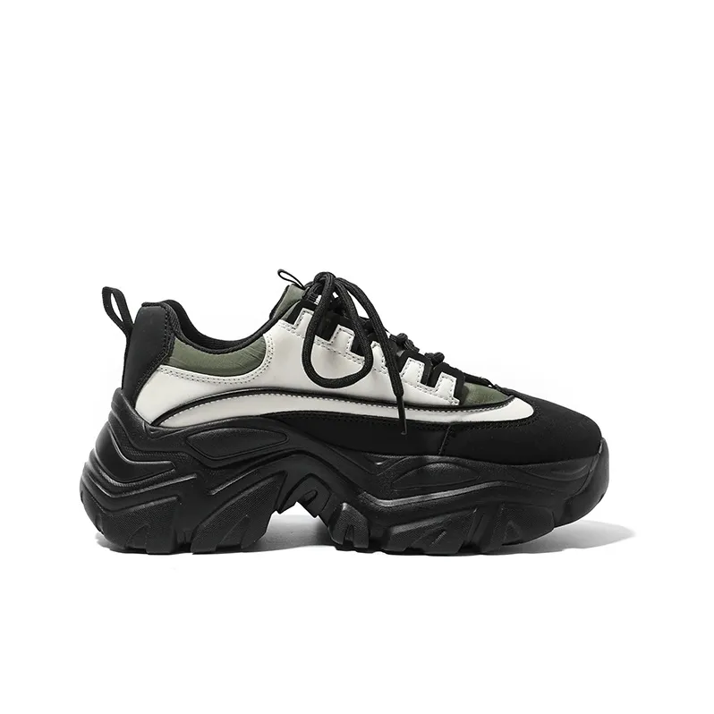 ZHR Anti-Slip Wear-Resistant Low-Top Chunky Sneakers Women's-19