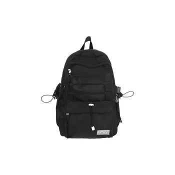 NIGEER Nylon Backpacks Backpack Regular Unisex Black/Purple/Gray/Brick Red