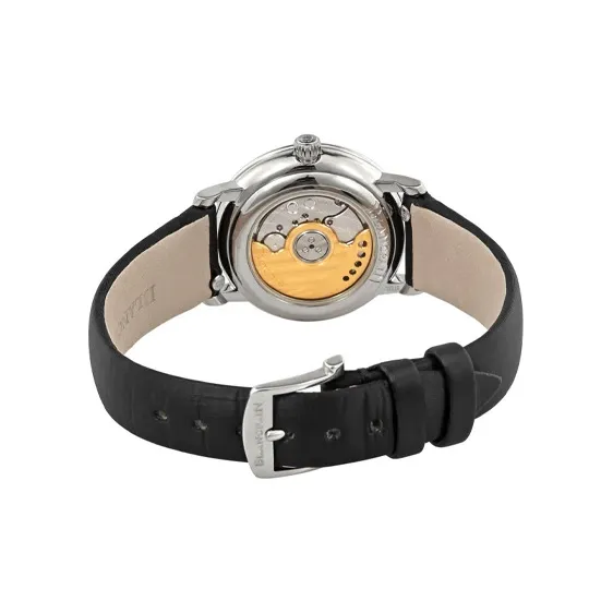BLANCPAIN VILLERET Automatic Mechanical Movement Women's Watch 29mm White Dial Stainless Steel Case Fabric Strap-2