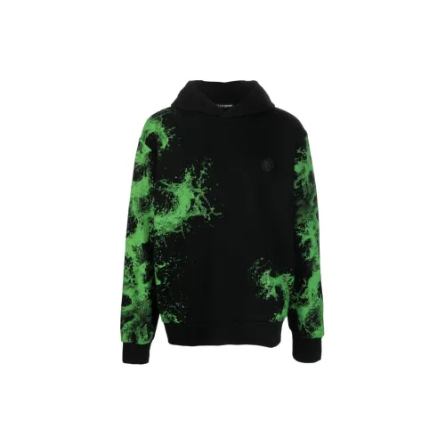 PLEIN SPORT Logo-print Cotton Hoodie