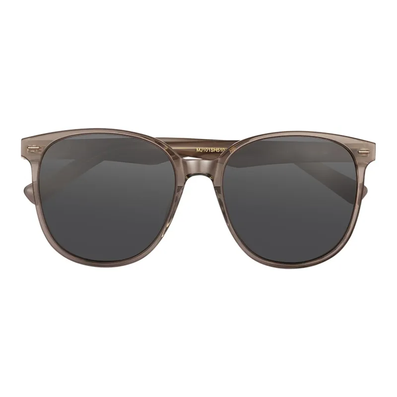 MUJOSH Round Oversized UV Blocking Sunglasses With Outdoor Plate Style And Concave Lenses Unisex-4