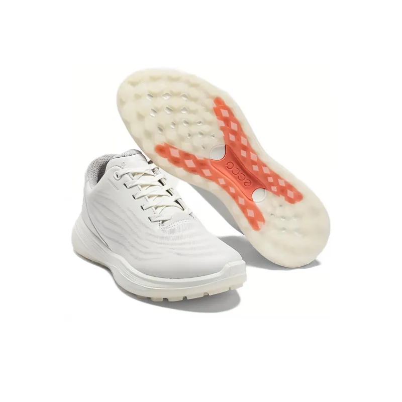 Ecco Wear Resistant Low Top Casual Shoes Women's White-4