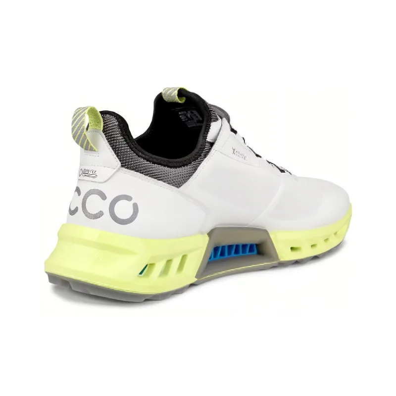 Ecco Water Resistant Low Top Casual Shoes Men's White Gray-2
