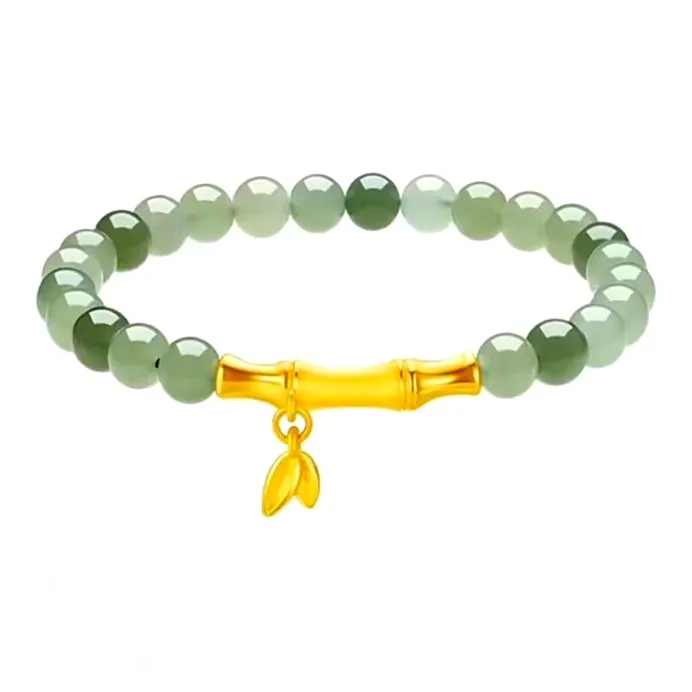 GOLDFISH ALLEY Bracelets Pale Greenish White Jade Women's-0