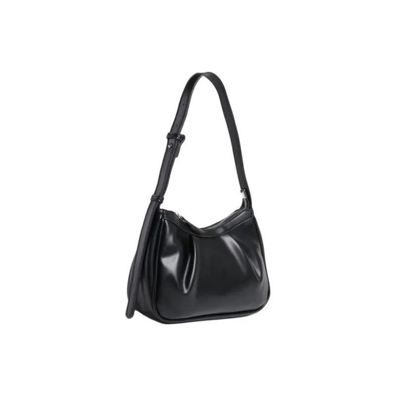 PINK·LAND PU Shoulder Bag Regular Women's White/Black-5