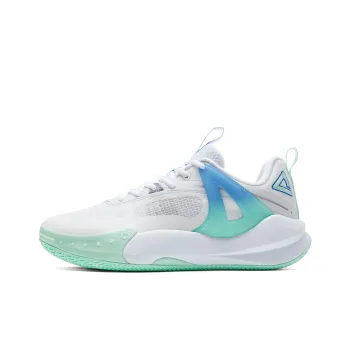 PEAK Basketball Shoes Men Low Top Baymax/Sea Blue