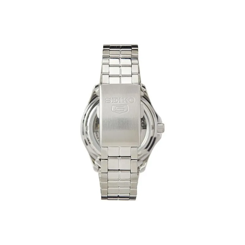 SEIKO Series 5 Automatic Mechanical Movement Stainless Steel Strap Watch Men's Watches Black Dial SNKM87J1-1