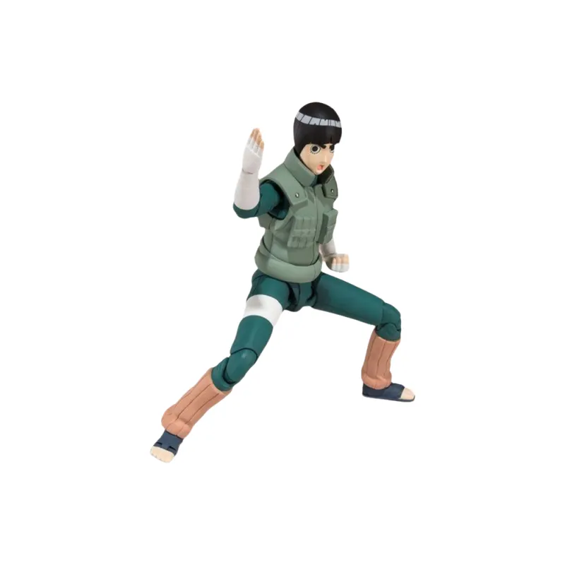 BANDAI Rock Lee Bandai SHF Naruto Rock Lee Action Figure Scale Figures-2