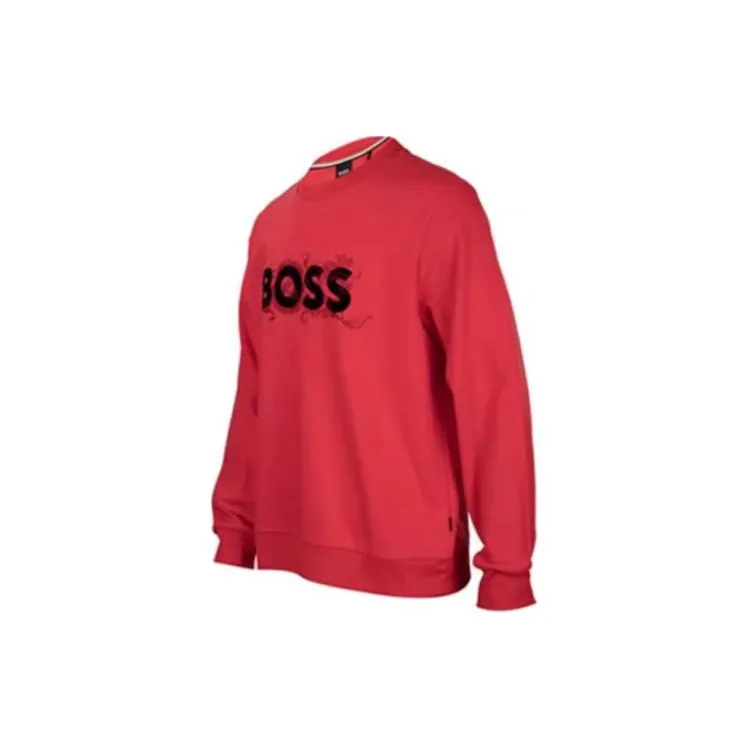 HUGO BOSS Sweatshirts Men Red-2