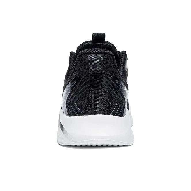 Warrior Students' Running Shoes Lightweight And Breathable Low Top Casual Shoes Men's Black White-3