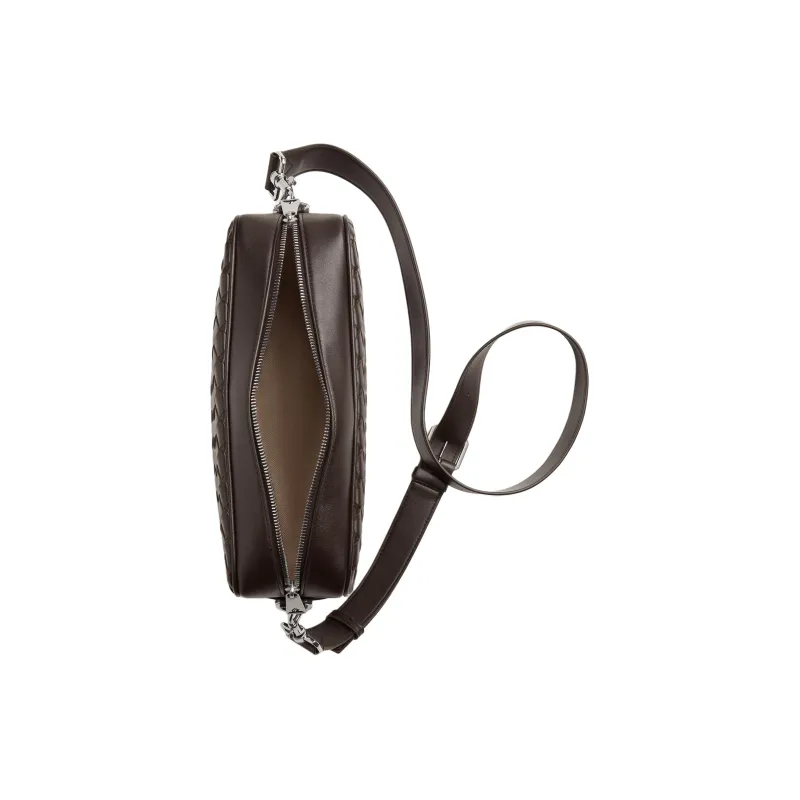 Bottega Veneta Intrecciato Calfskin Crossbody Bag Medium Size Men's Gummies-3