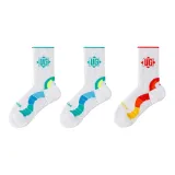 3 Pack (White/Green *2+White/Red *1)