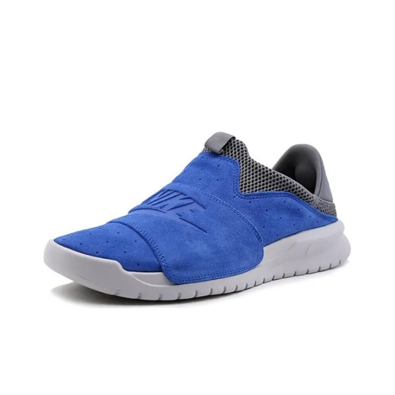 Nike Benassi Slip Durable Breathable Low Top Casual Shoes Men's Blue Gray-3