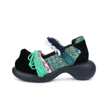 Yikes Casual Single Shoes Women's Black
