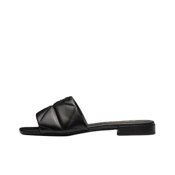 PRADA Triangle Quilted Sandals