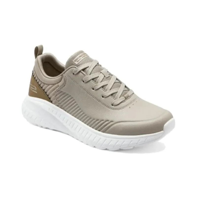 Skechers Cushioned Wear Resistant Breathable Low Top Running Shoes Men's Taupe-2