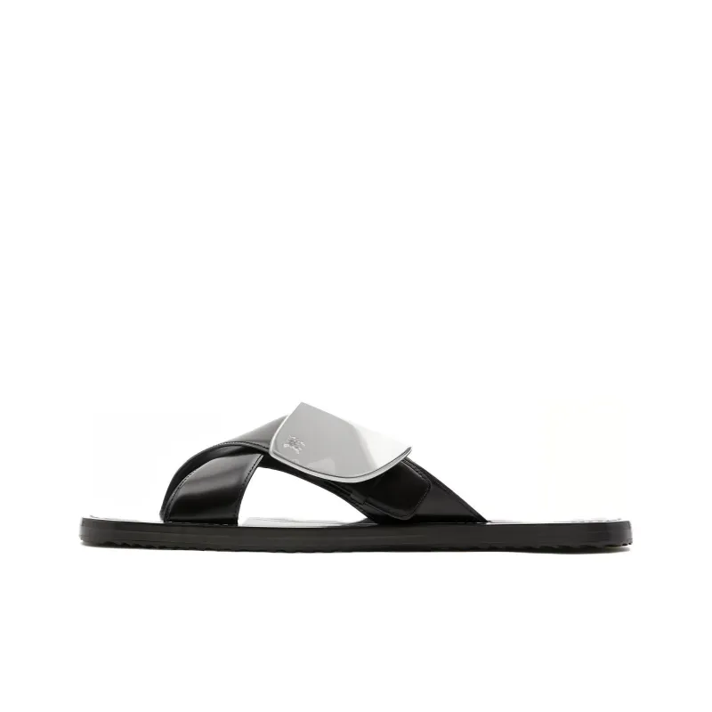 Burberry Slide Slippers Men's Black-0
