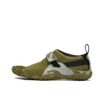 Vibram Cushioning Wear Resistant Low Top Training Shoes Women's Green Black