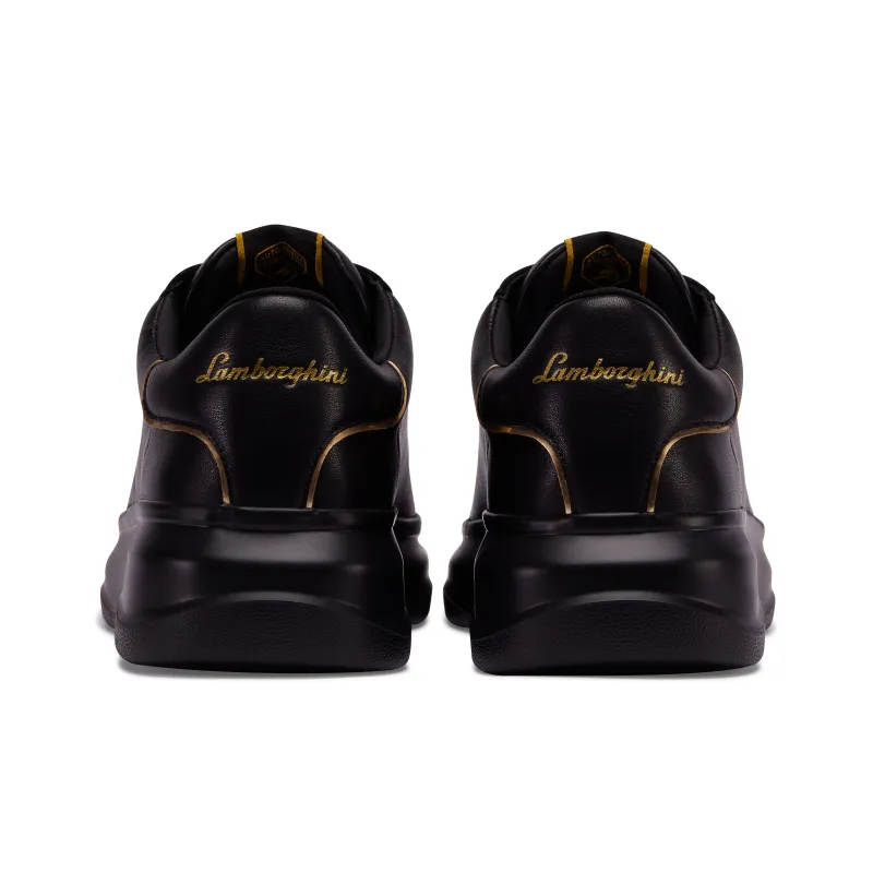 Lamborghini Low-Top Skateboard Shoes Unisex Black-4