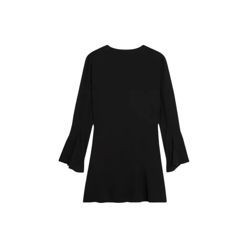 CELINE Long-Sleeved Dresses Women's Black-1