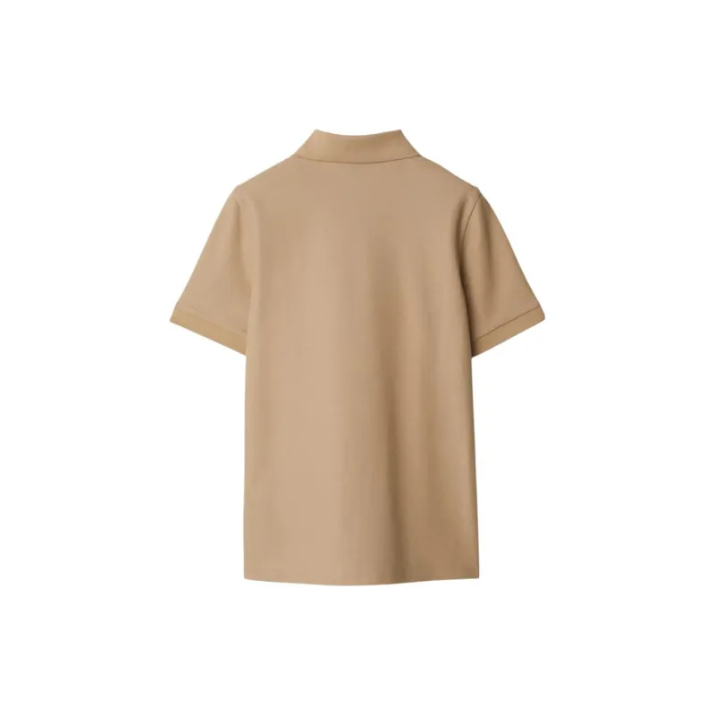 Burberry SS24 Polo Shirt Women's Soft Yellow Umber-1