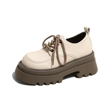 FANNAISHI Loafers Women's Beige/Matte Black/Gloss Black