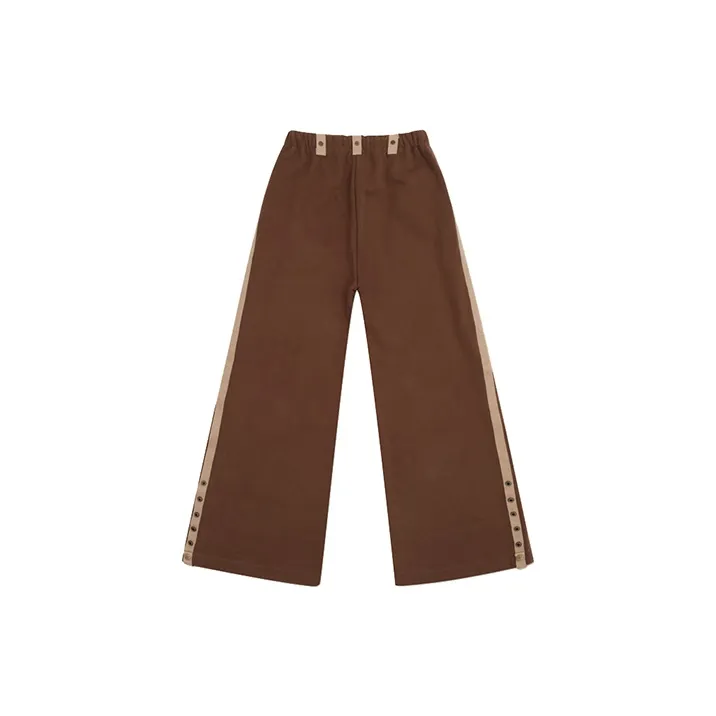 SMFK Casual Pants Unisex Forest Brown-1