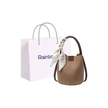 Rainbow Girl PU Crossbody Handbag Regular Women's Khaki/Ecru/Coffee/Black