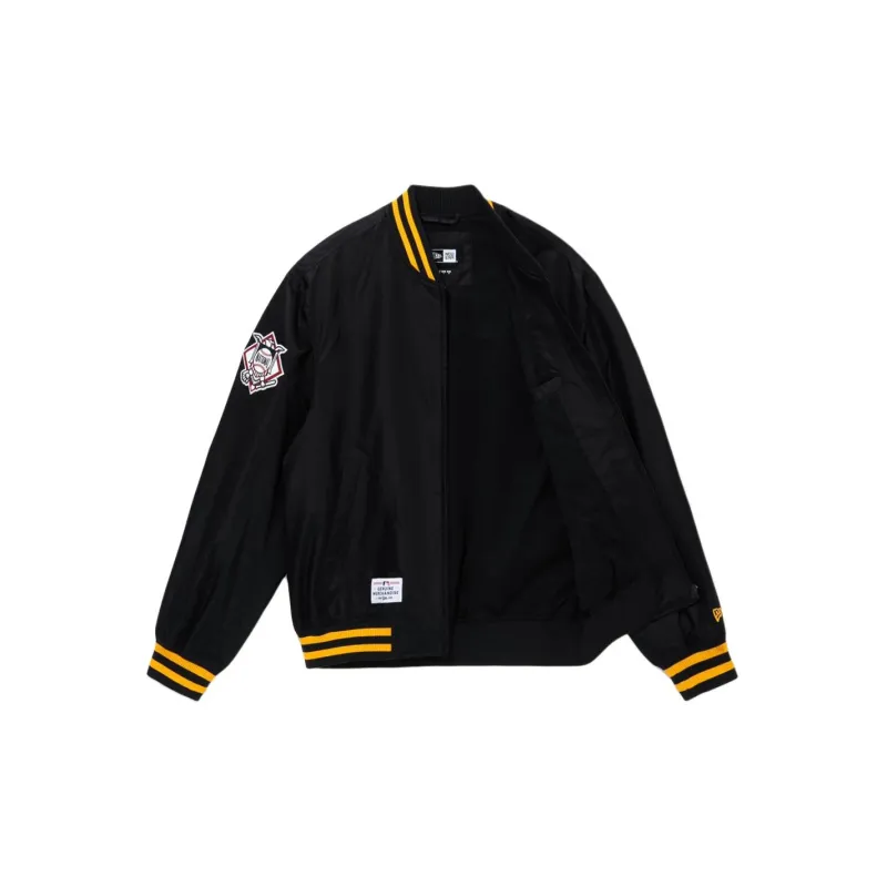 New Era x MLB SS24 Seoul Collection San Diego Padres Baseball Jacket Unisex Black-2