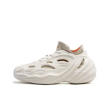 Warrior Cushioning Height Increasing Low Top Casual Running Shoes Men's White Apricot