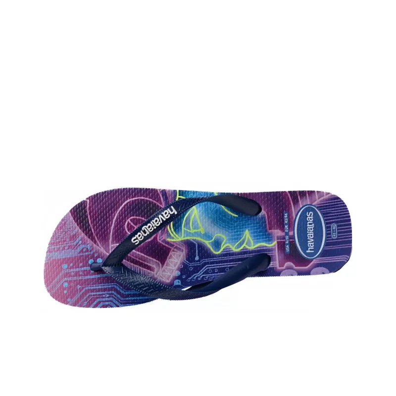 Havaianas Rubber Sole Flip Flops Women's Marine Blue-4