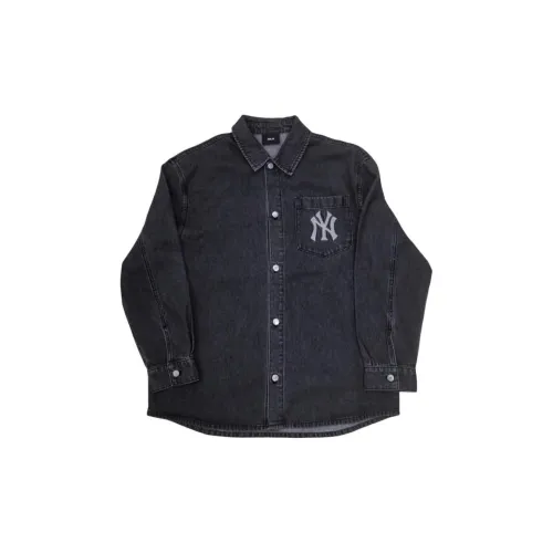 MLB New York Yankees Denim Jackets Unisex Black