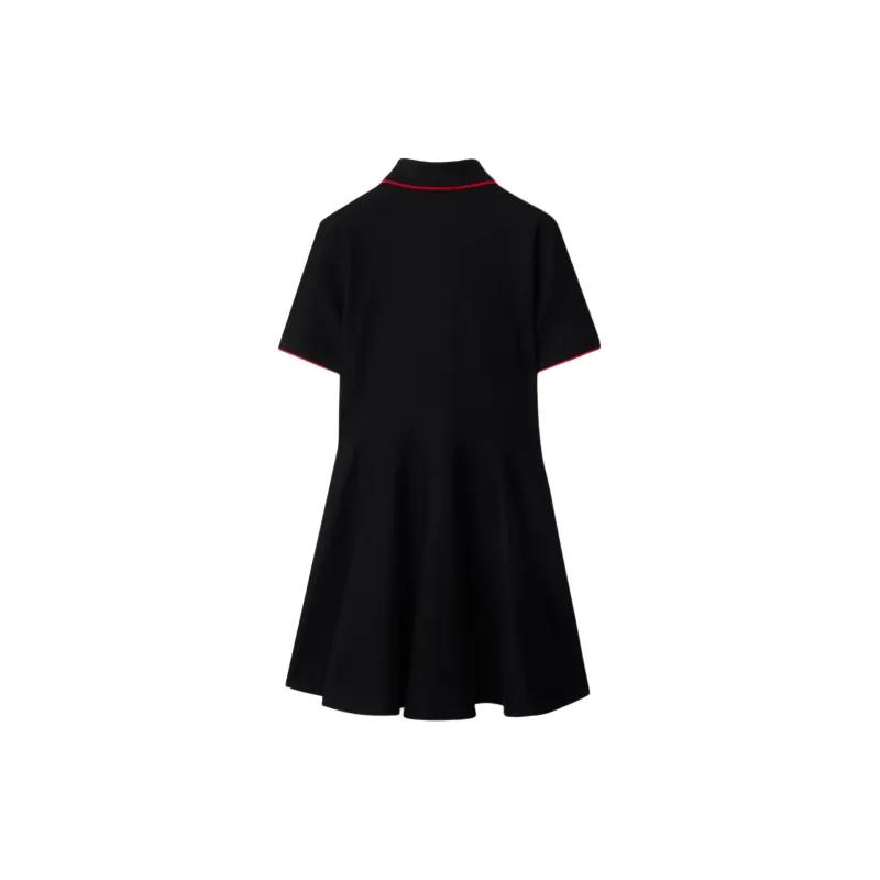 Burberry Short Sleeved Dresses Women's Black-1