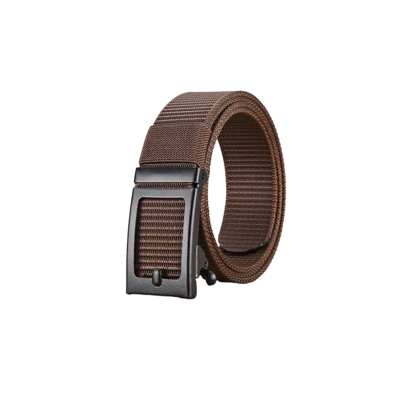 JW Metal Automatic Buckle Outdoor Breathable Casual Versatile Commute Canvas Belt Unisex-5