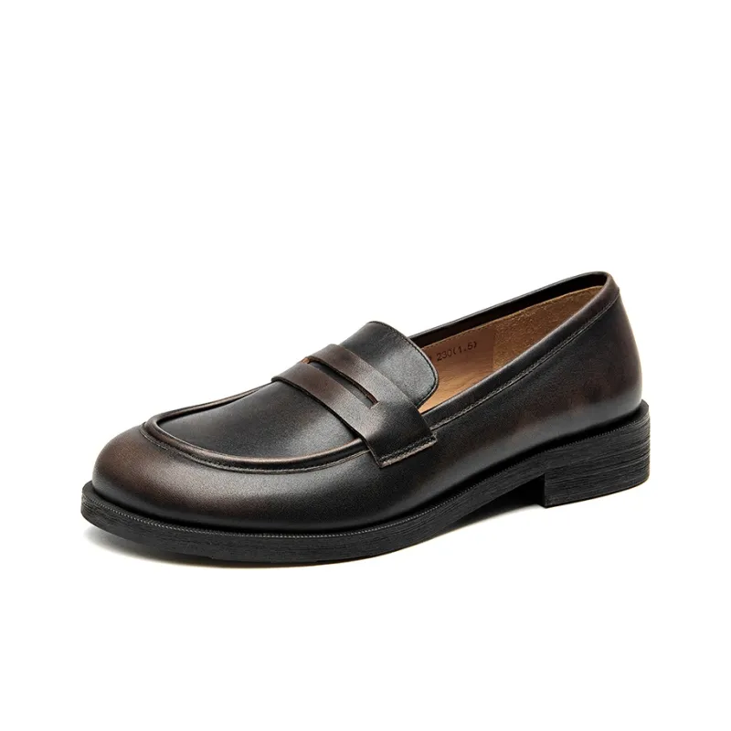 Beau Today Loafers Women's Antique Silver/Cocoa Coffee-6