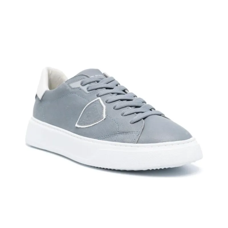 PHILIPPE MODEL Paris Temple Leather Sneakers-1