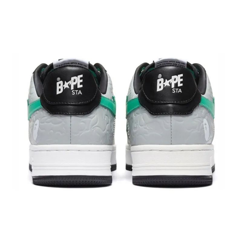 BAPE A BATHING APE Bape Sta Low Grey Mint Brown 2019-5