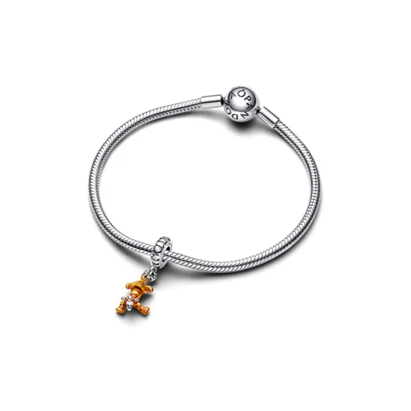 Pandora Sterling Silver Pendants Unisex Yellow-2