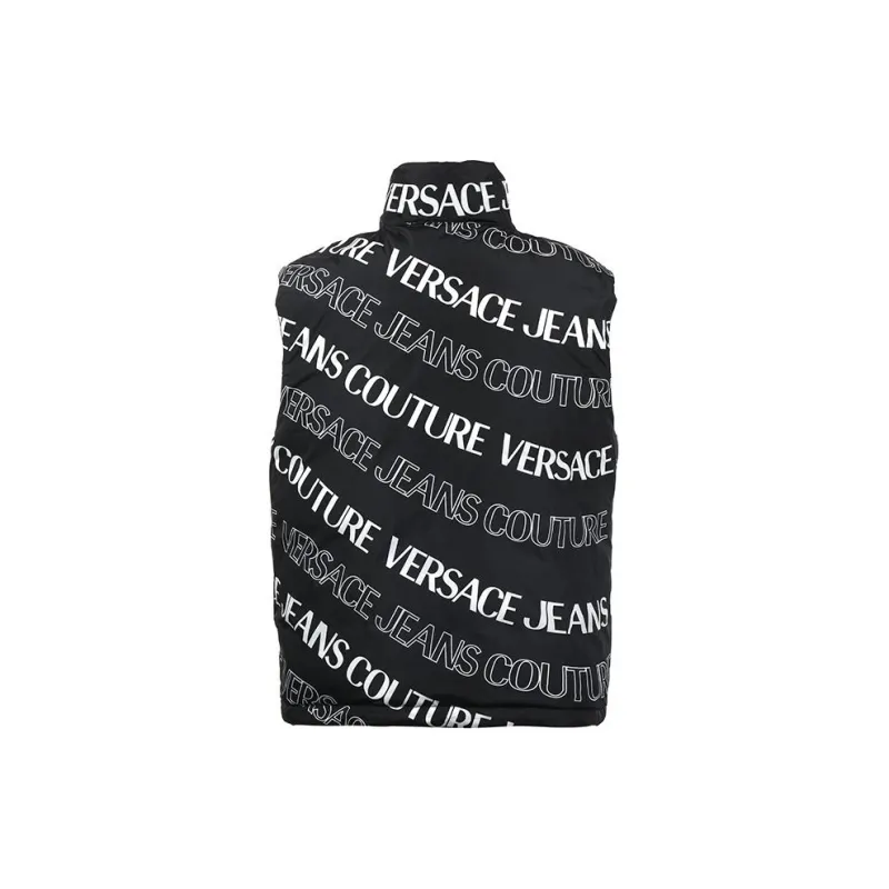 VERSACE JEANS COUTURE Logo patch Quilted Gilet-12