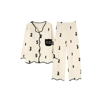 Follow The United States Pajama Set Women's Light Apricot