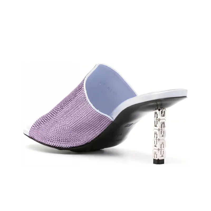 Givenchy G Cube Embellished Mules-3