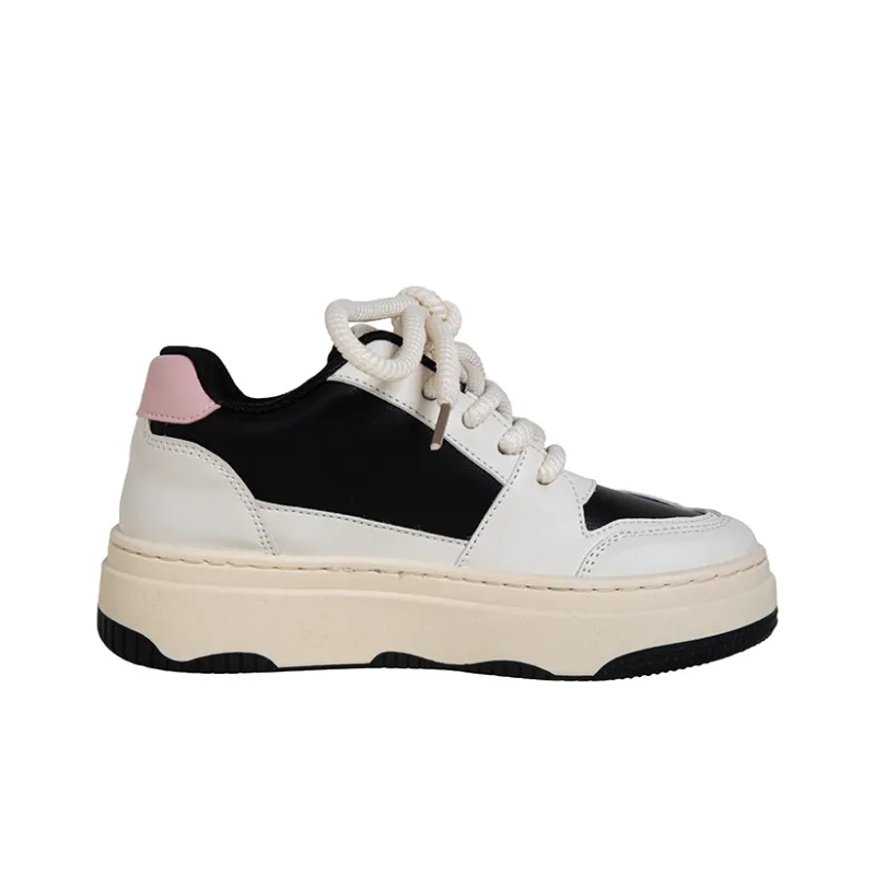 OYNN New Freshman Series Skateboard Shoes Women's Low Top Black/Pink-2