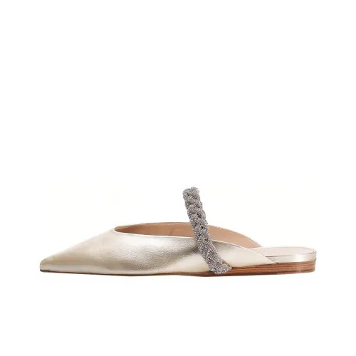 Stuart Weitzman/SW Other Wrap-toe Slippers Women's Gold