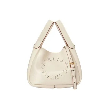 Stella McCartney Alter Mat Pure Fabric Crossbody One Shoulder Handbags Women's Magnolia White