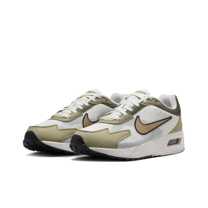 Nike Air Max Solo Low Top Casual Running Shoes Men's White Green-2